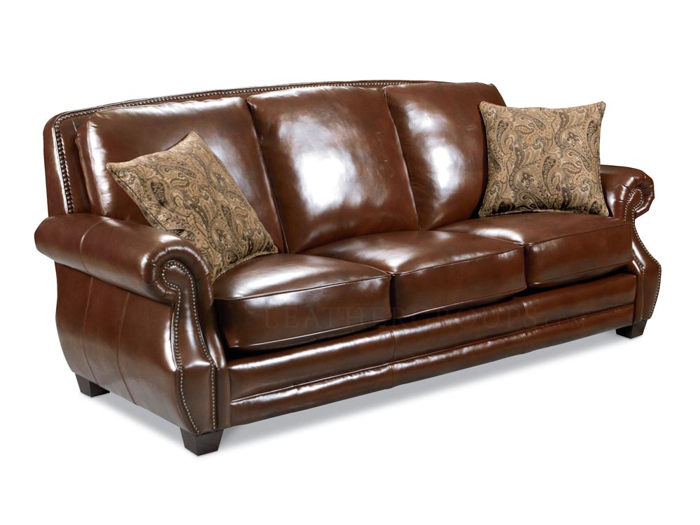 lane westbury leather sofa