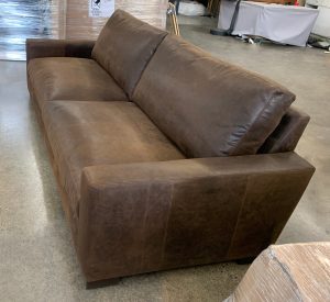 Braxton Sofa in Burnham Molasses Leather – 9ft – 43 inch depth ...