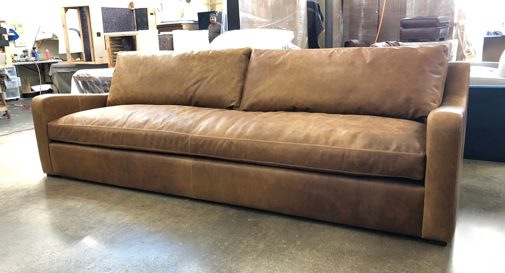 120 inch leather sofa