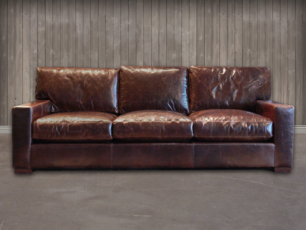 buy used full grain leather sofa raleigh