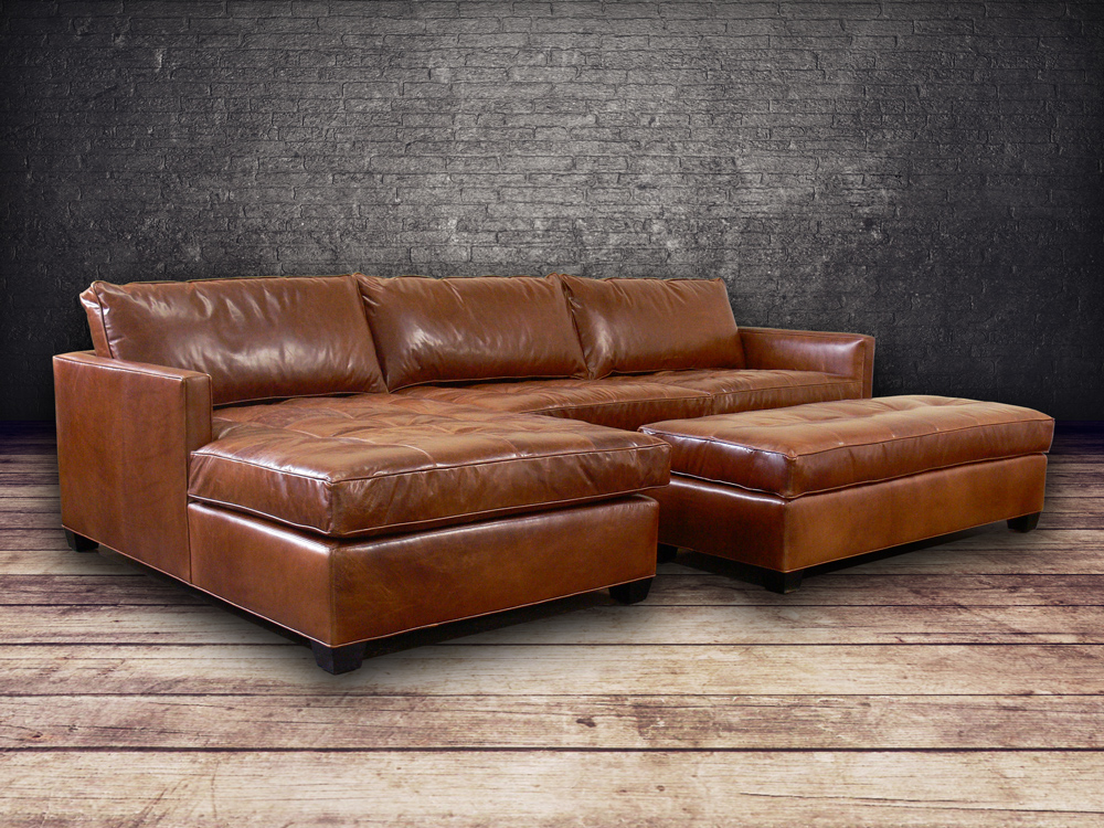 arizona leather sectional sofa