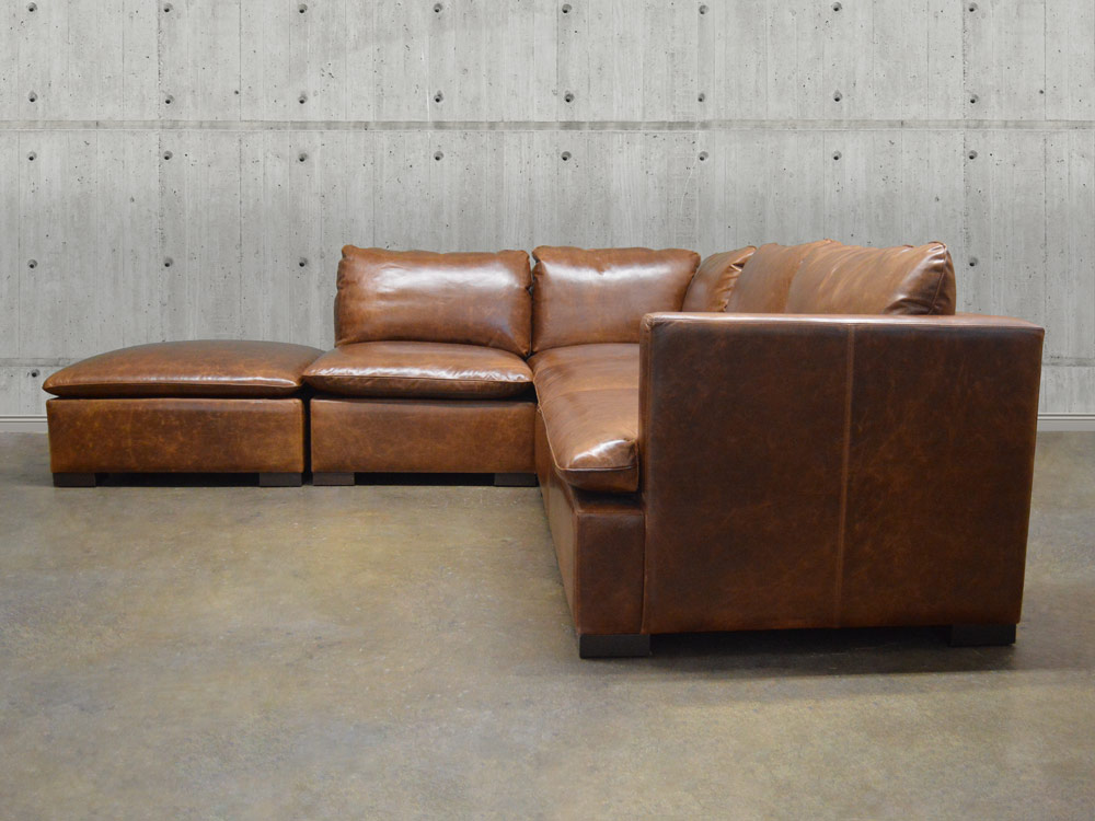 leather modular sectional sofa