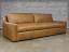 Julien Track Arm Leather Sofa in Italian Berkshire Chestnut - 108 inch - 9ft - front angle