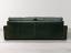 Braxton Twin Cushion Leather Sofa in Mont Blanc Winter Pine Green Leather - rear - bg