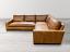 Braxton Mini L Sectional Sofa in Mont Blanc Sycamore leather - RAF side view