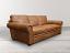 Langston Leather Sofa in Italian Brentwood Tan - front angle view