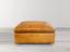 Muir Modular Ottoman in Mont Blanc Sycamore leather - side - bg