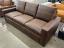 Braxton Leather Sofa - In Stock - 15 percent off - Berkshire Cocoa Leather - 2 inch raised seat - raf front high