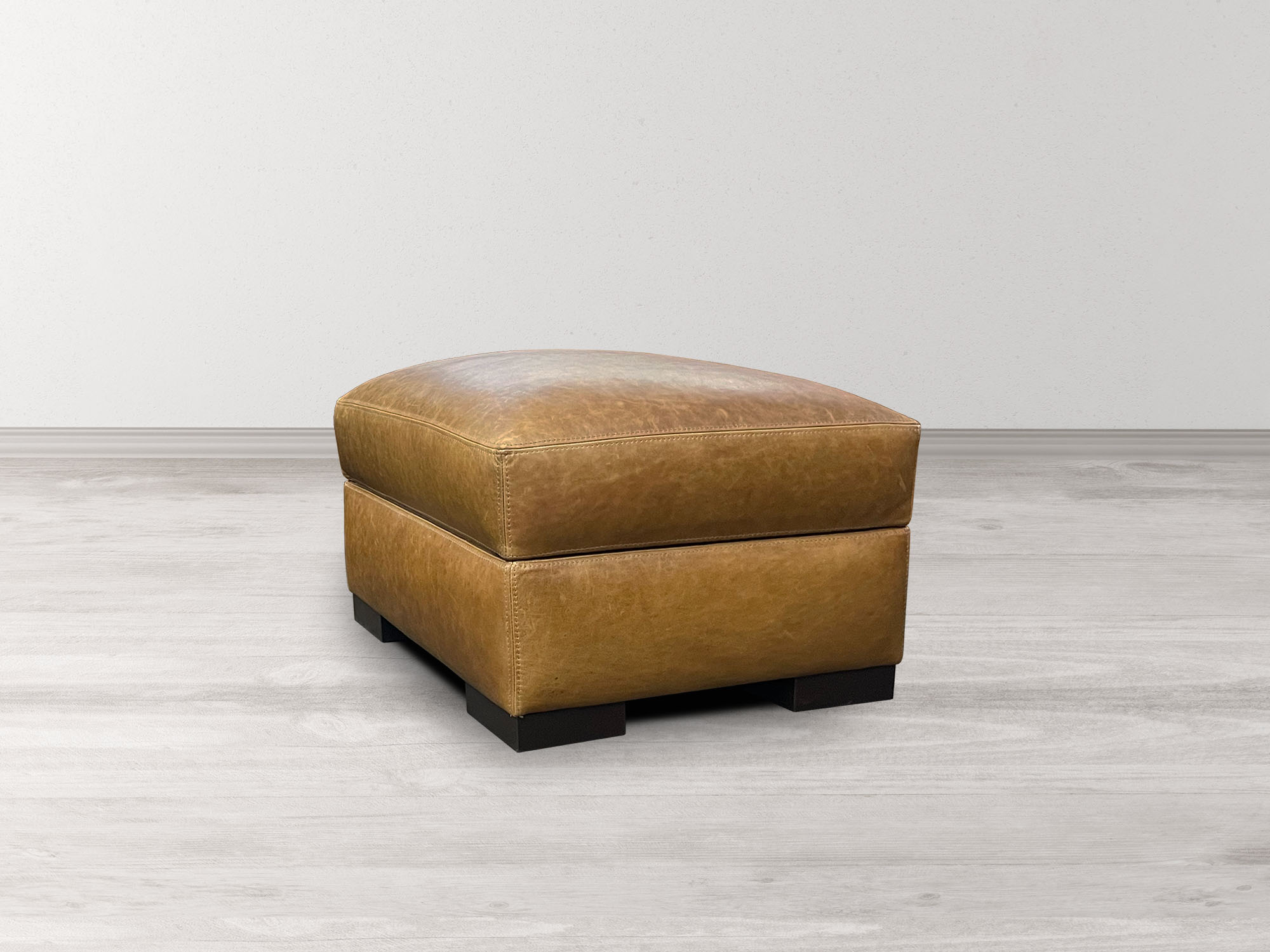 Braxton Leather Ottoman