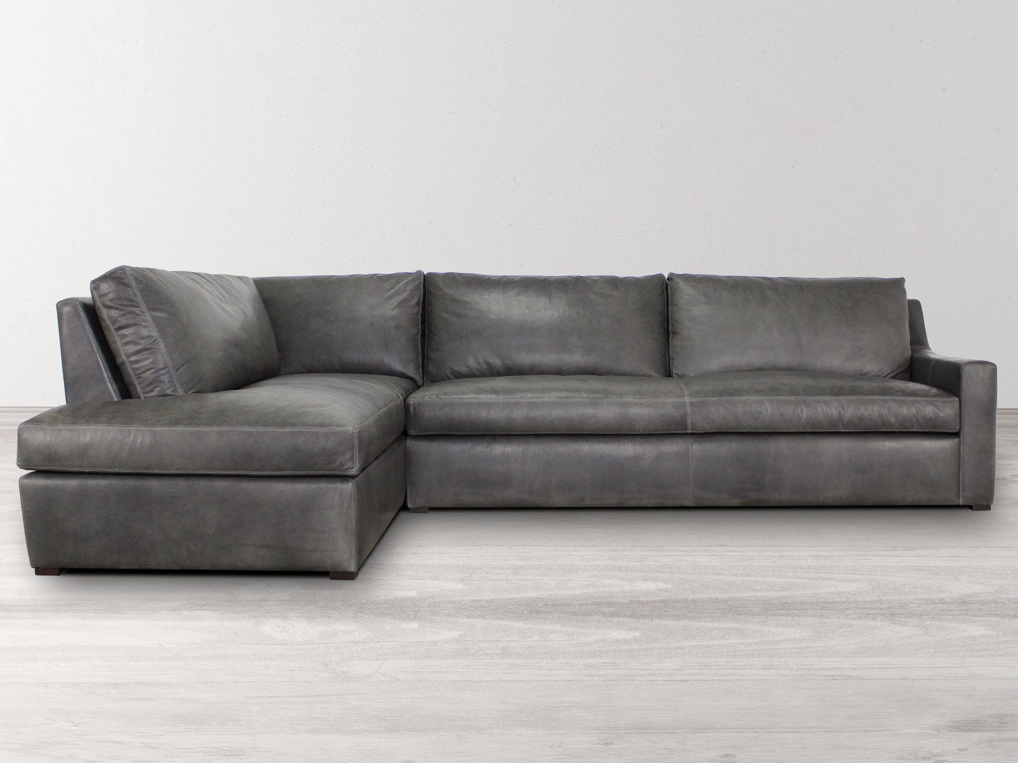 Julien Track Arm Bumper Sectional Sofa