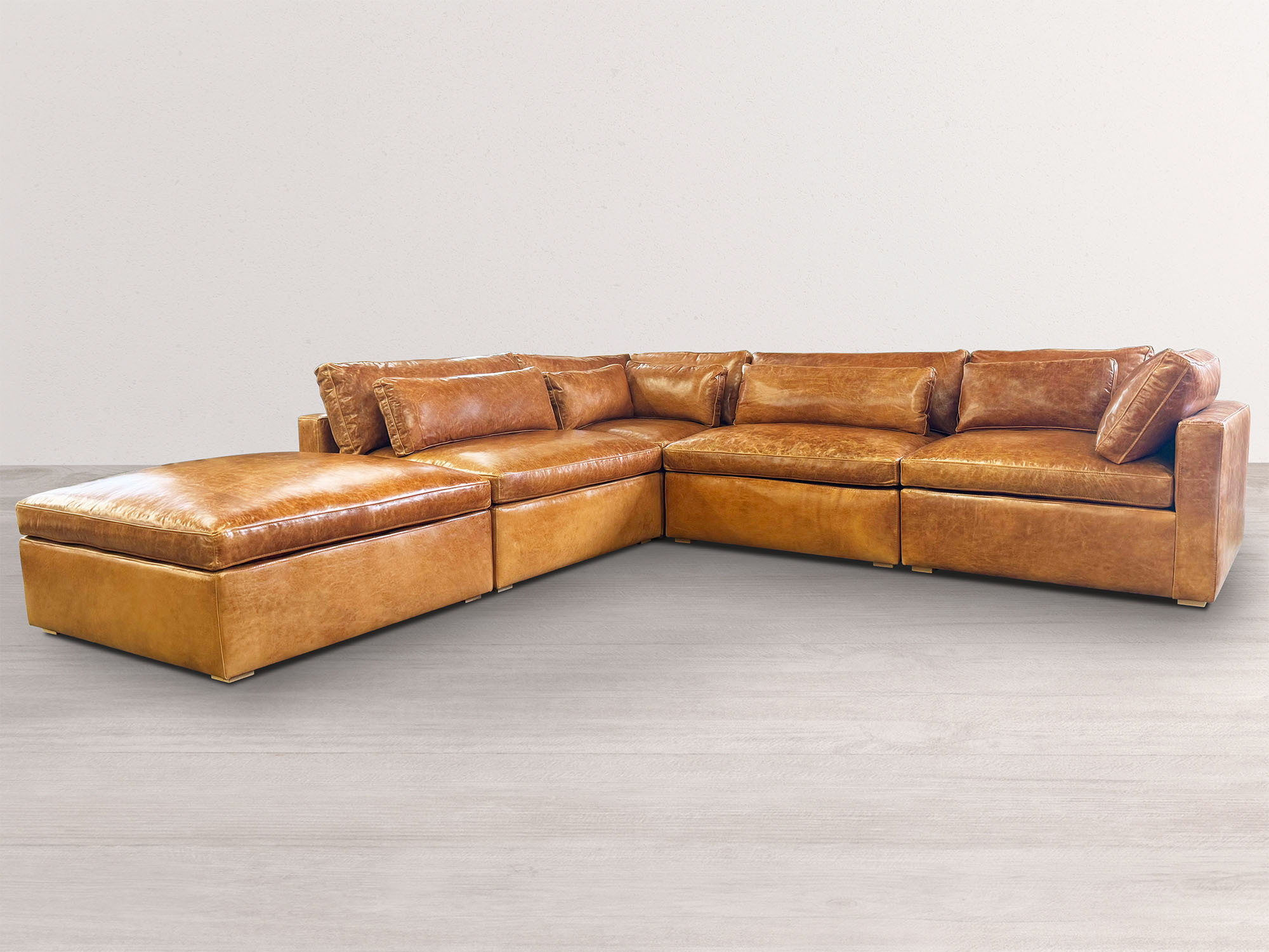 Muir Modular Leather Sectional