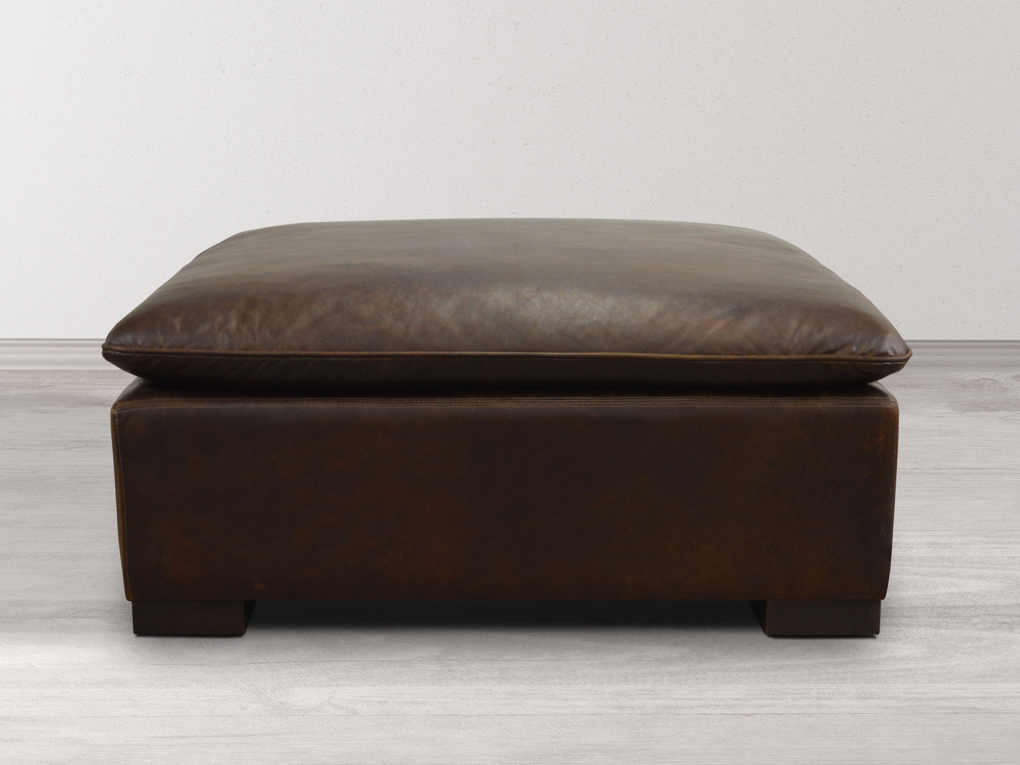 Reno Leather Cocktail Ottoman