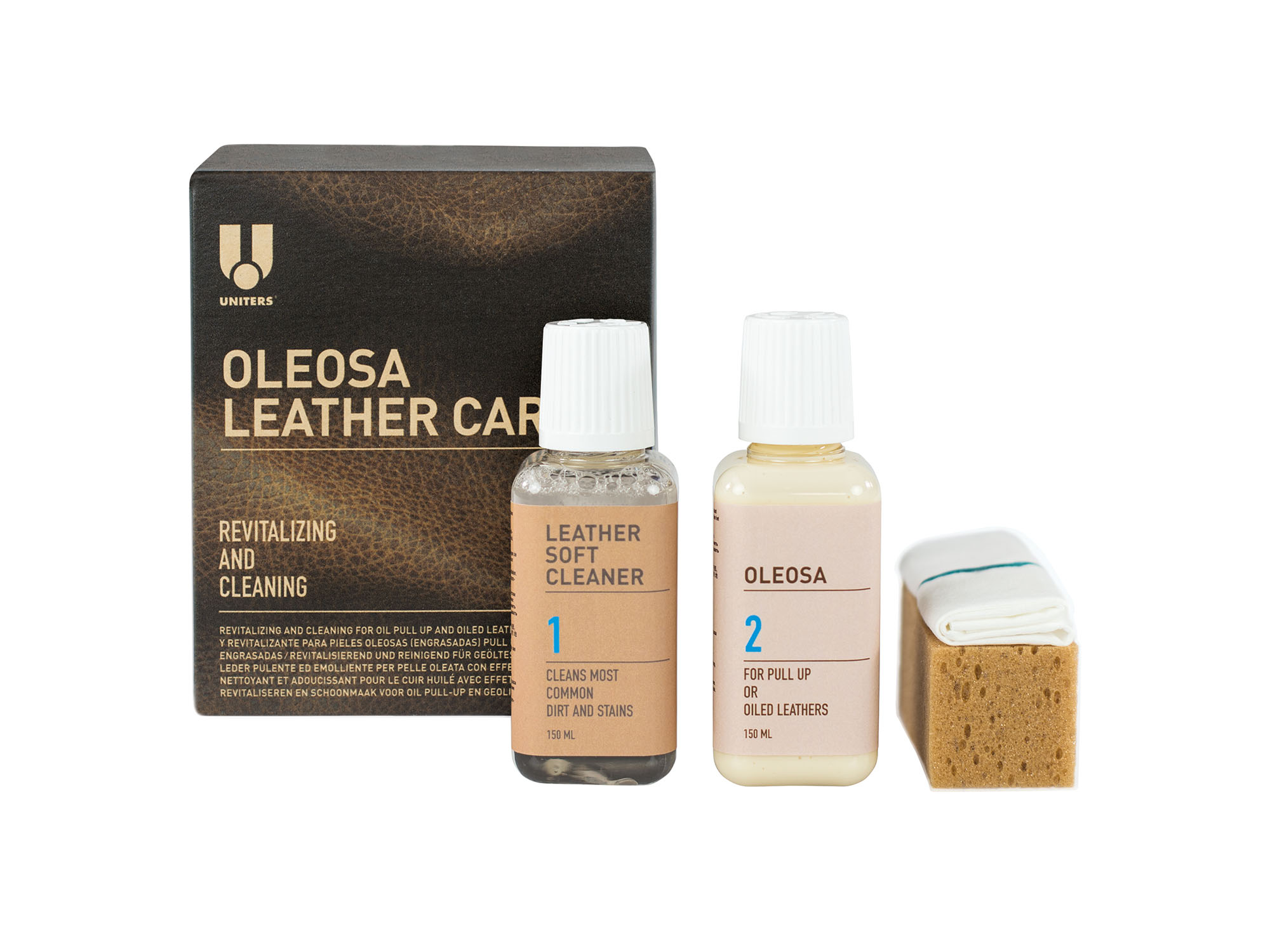 Uniters Oleosa Leather Care Kit - Oiled Pullup Leather