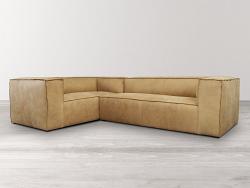 Bonham Leather L Sectional Sofa