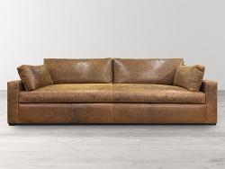 Julien Track Arm Leather Sofa