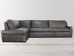 Julien Track Arm Bumper Sectional Sofa