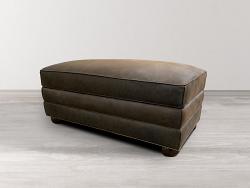 Langston Leather Cocktail Ottoman